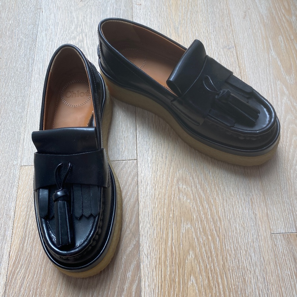 Chloe Platform Loafers sz 5.5